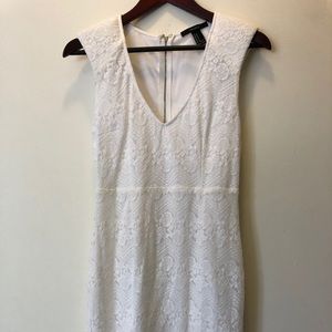 {FOREVER 21} Lace White Dress